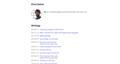 Desktop Screenshot of chriszetter.com